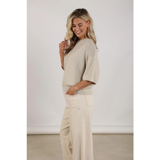 Nukus Nks03057 9 winnie pullover lurex sand NKS03057 9 large