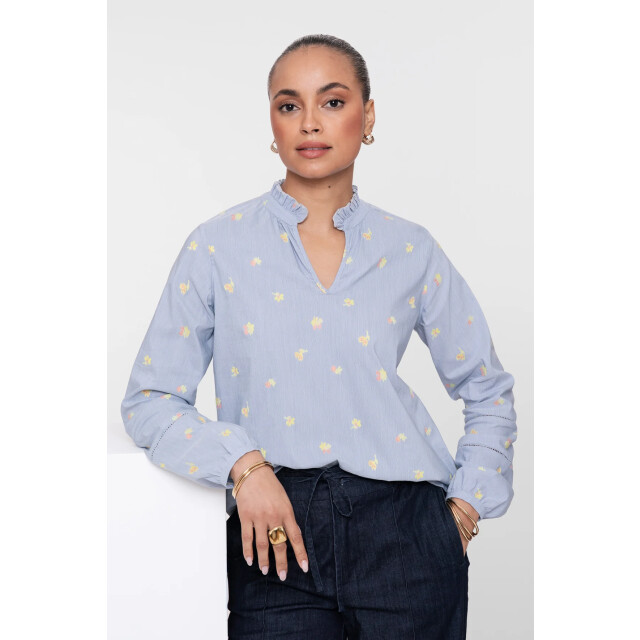 Geisha 63243-20 top lemon print 63243-20  top lemon print large