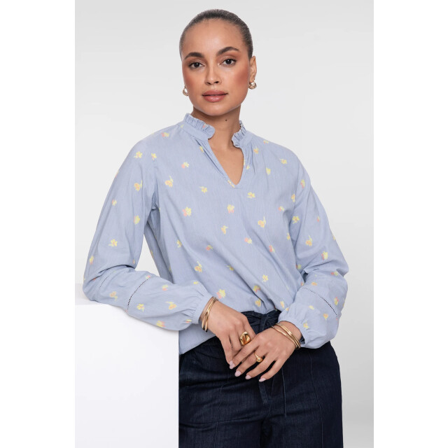 Geisha 63243-20 top lemon print 63243-20  top lemon print large