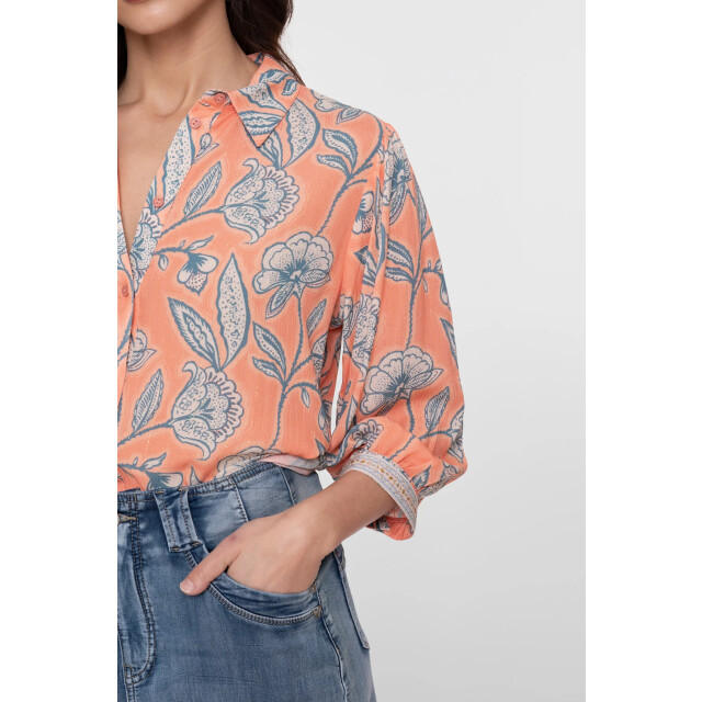 Geisha 63201-20 blouse orange 63201-20  blouse orange large