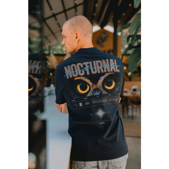 Kultivate 2601010205 ts comfy owl - 319 dark navy t-shirt o-neck kultiv 319 Darm Navy/2601010205 TS COMFY OWL large