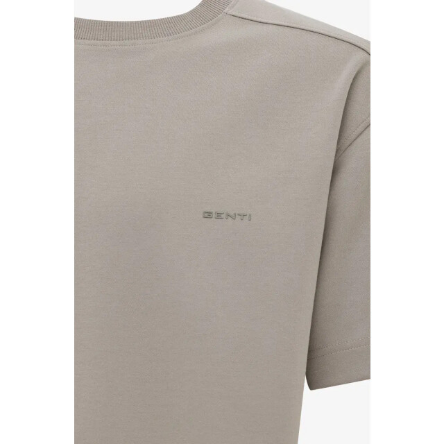 Genti Relaxed fit cotton tee grey 161695114 large
