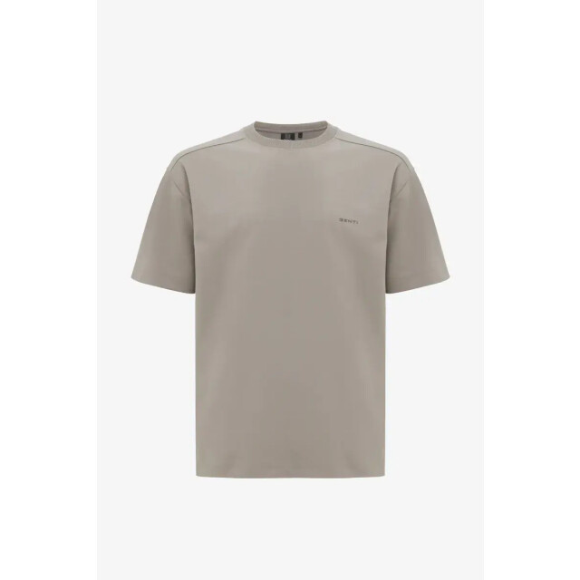Genti Relaxed fit cotton tee grey 161695114 large