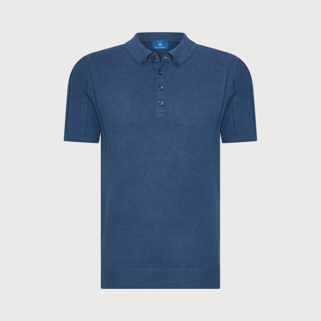Blue Industry De fijngebreide polo | KBIS26-M18 large