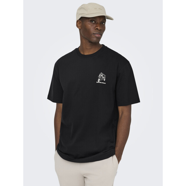 Only & Sons Onsfred life foodie rlx ss tee 22037478 large