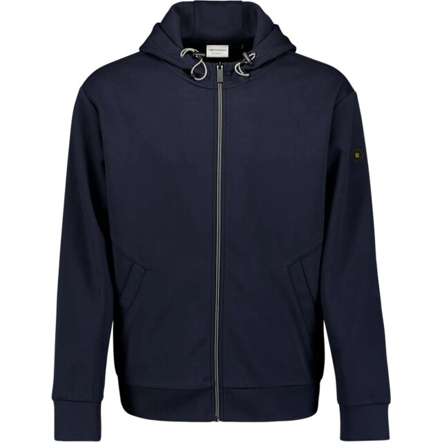 No Excess Sweater full zipper hooded interloc night 31100102-078 large