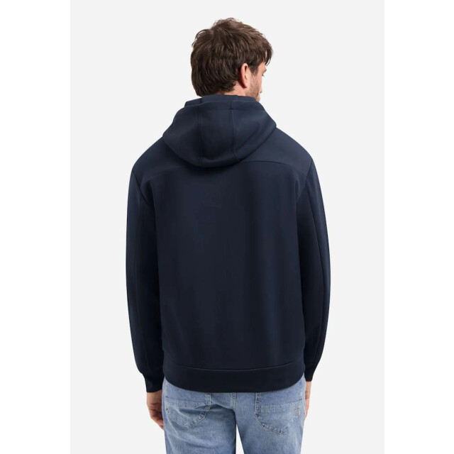 No Excess Sweater full zipper hooded interloc night 31100102-078 large