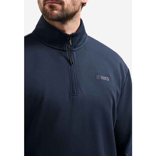 No Excess Sweater half zip interlock night 31100103-078 large