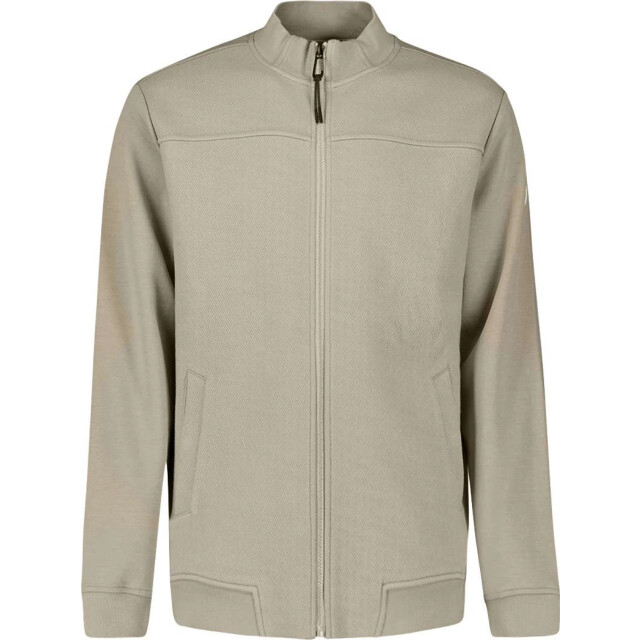 No Excess Sweater full zip relief mix-match taupe 31100115-044 large