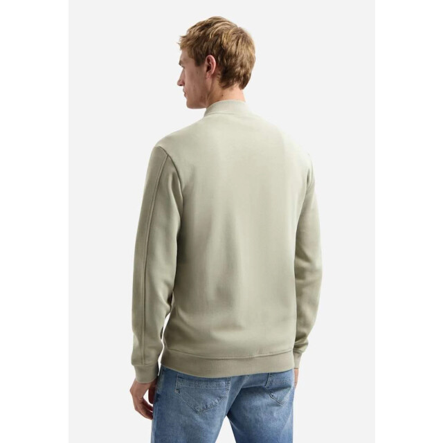 No Excess Sweater full zip relief mix-match taupe 31100115-044 large