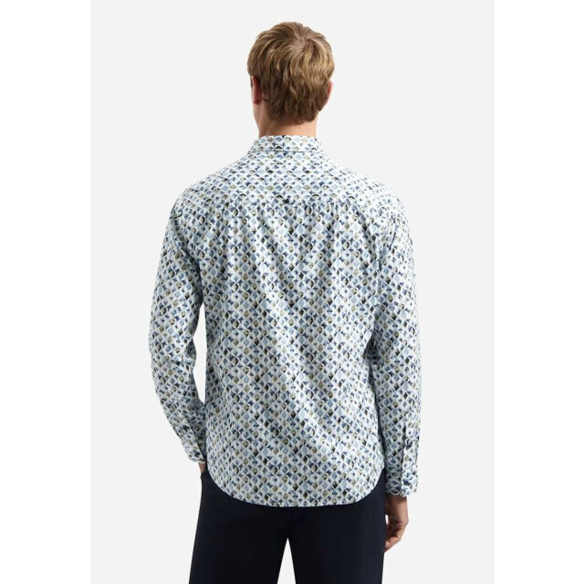 No Excess Shirt allover printed blue 31430216-030 large