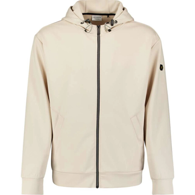 No Excess Sweater full zipper hooded interloc desert 31100102-045 large