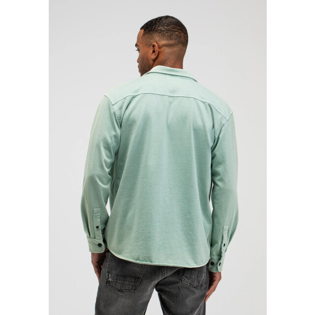 Butcher of Blue Phil jersey overshirt inari green M2613043-118 large