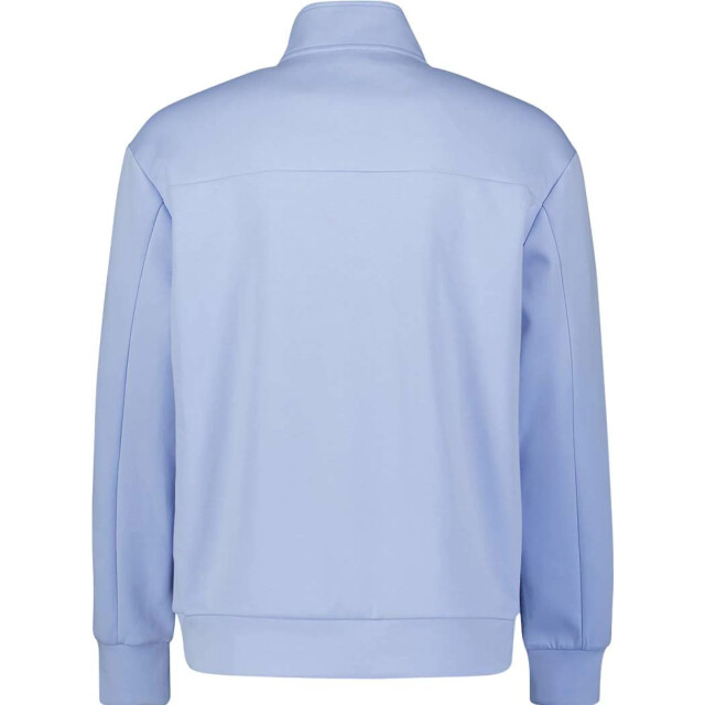 No Excess Sweater half zip interlock blue 31100103-030 large