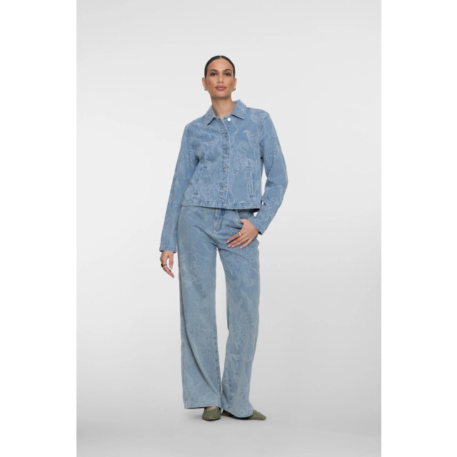 Geisha Jeans bleached denim 61005-10-000830 large