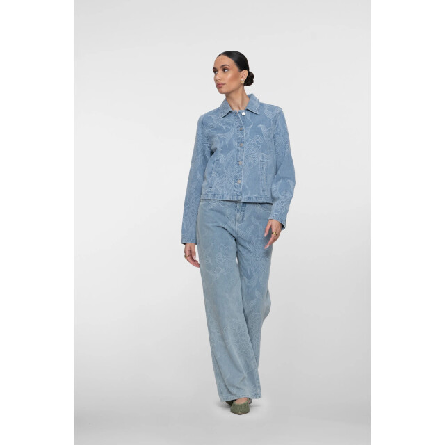 Geisha Jeans bleached denim 61005-10-000830 large