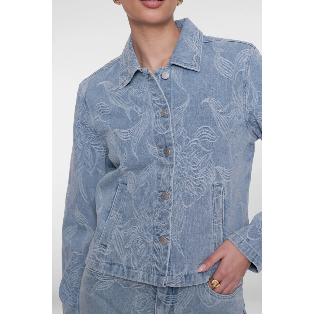 Geisha Jeansjacket bleached denim 65005-10-000830 large