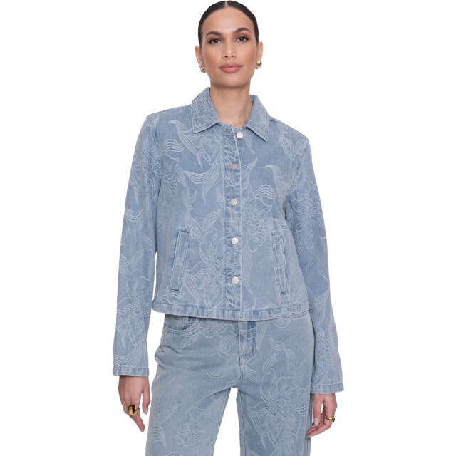 Geisha Jeansjacket bleached denim 65005-10-000830 large