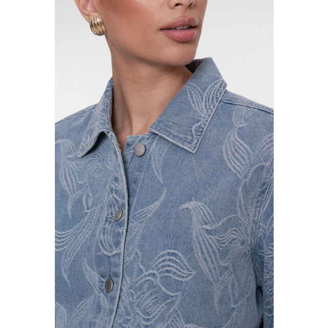 Geisha Jeansjacket bleached denim 65005-10-000830 large