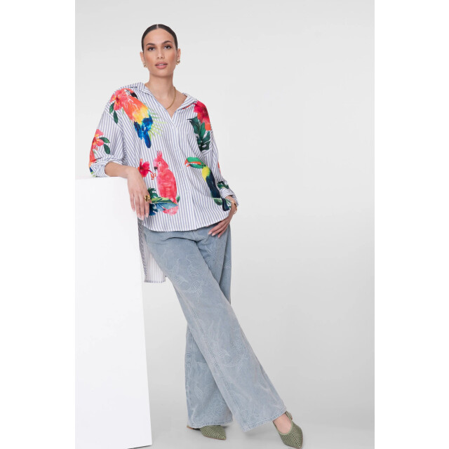 Geisha Blouse light blue 63162-70-000600 large