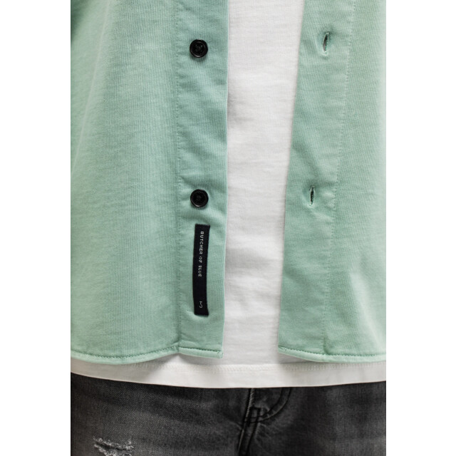 Butcher of Blue Phil jersey overshirt inari green M2613043-118 large