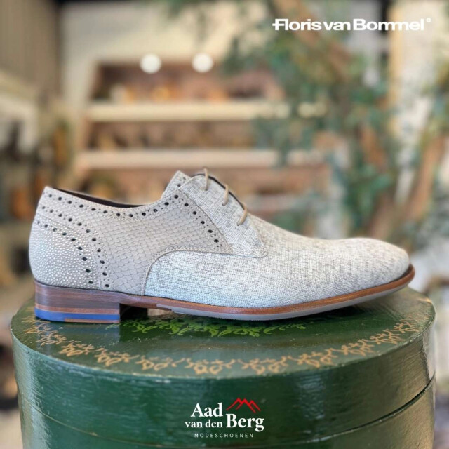 Floris van Bommel De Stapper 39.64 Veterschoenen Beige De Stapper 39.64 large