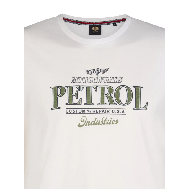 Petrol Industries Heren shirt m-1060-tsr600 0000 bright white Petrol M 1060 TSR600 0000BrightWhite large