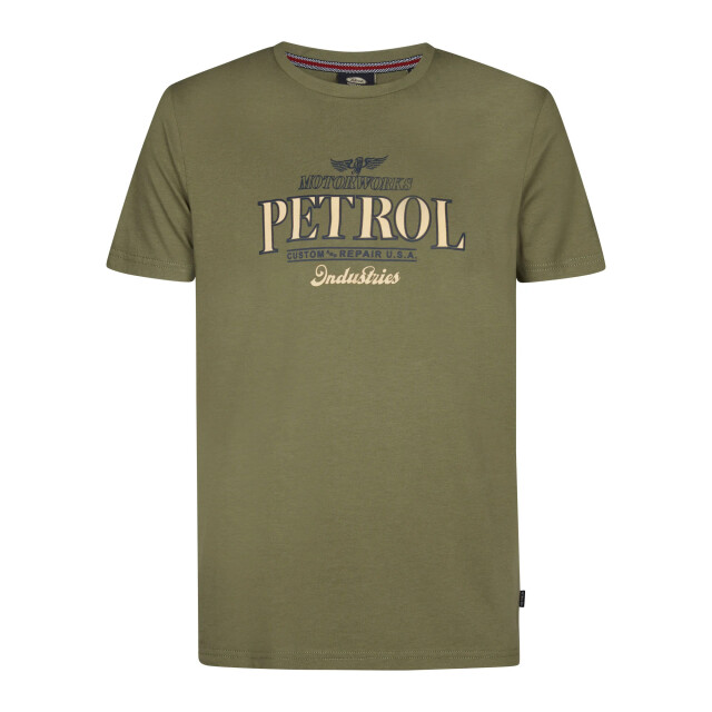 Petrol Industries Heren shirt m-1060-tsr600 6134 dusty army Petrol M 1060 TSR600 6134DustyArmy large