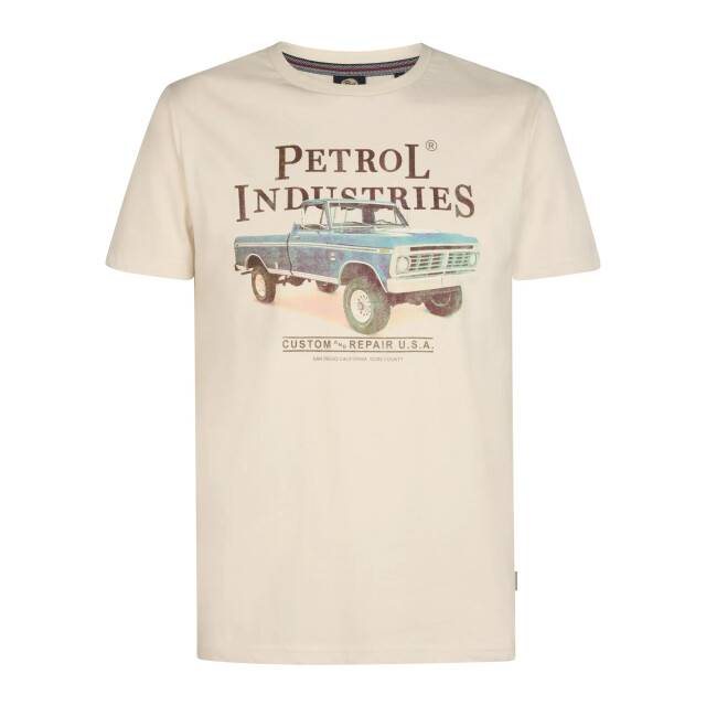 Petrol Industries Heren shirt m-1060-tsr601 0112 seashell Petrol M 1060 TSR601 0112 Seashell large