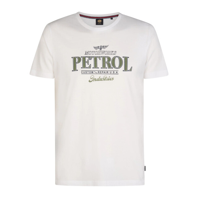 Petrol Industries Heren shirt m-1060-tsr600 0000 bright white Petrol M 1060 TSR600 0000BrightWhite large