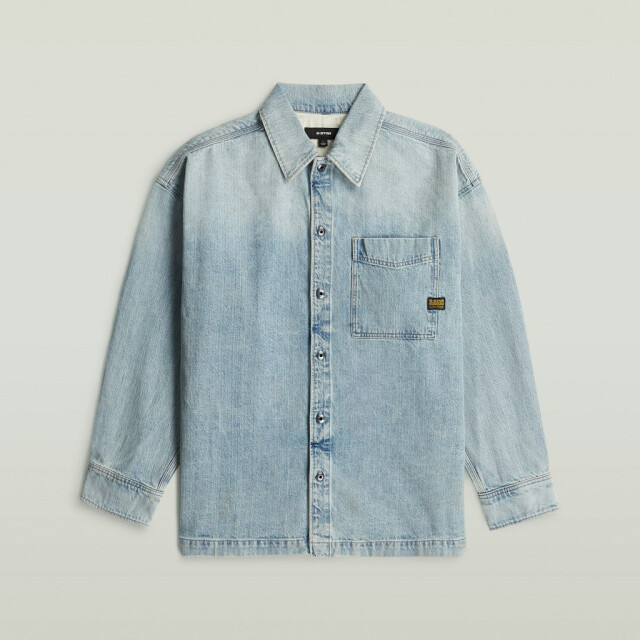 G-Star boxy fit overshirt d23007-e352 h947 vintage bornite 05633.264.0002 large