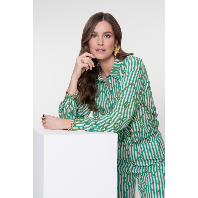 Geisha Blouse ecru dessin 4309.08.0026 large