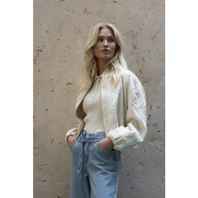 Geisha 65022-10 718 jacket embroidery ecru 65022-10 718 large