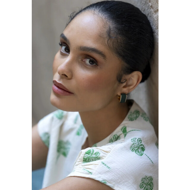 Geisha 63291-20 010 top off-white/green 63291-20 010 large