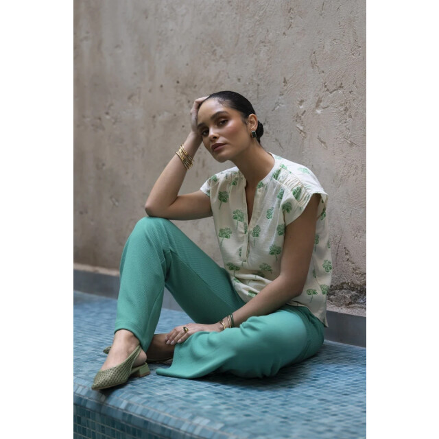 Geisha 63291-20 010 top off-white/green 63291-20 010 large