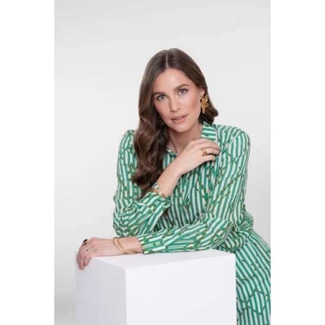 Geisha 63279-20 718 blouse ecru/green 63279-20 718 large