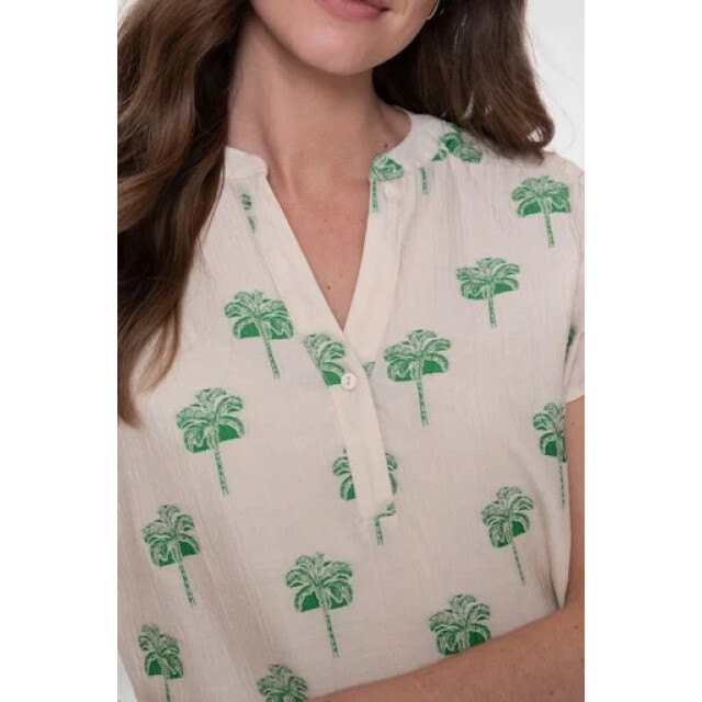 Geisha 63291-20 010 top off-white/green 63291-20 010 large