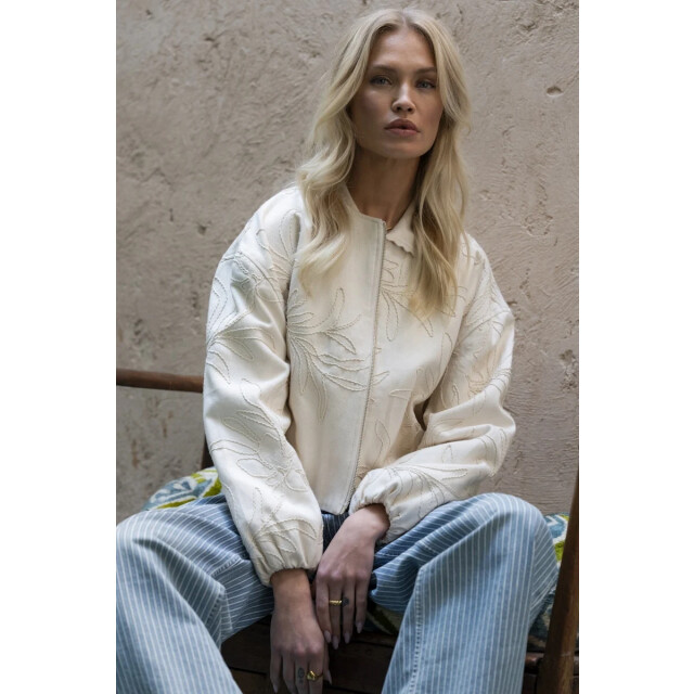 Geisha 65022-10 718 jacket embroidery ecru 65022-10 718 large