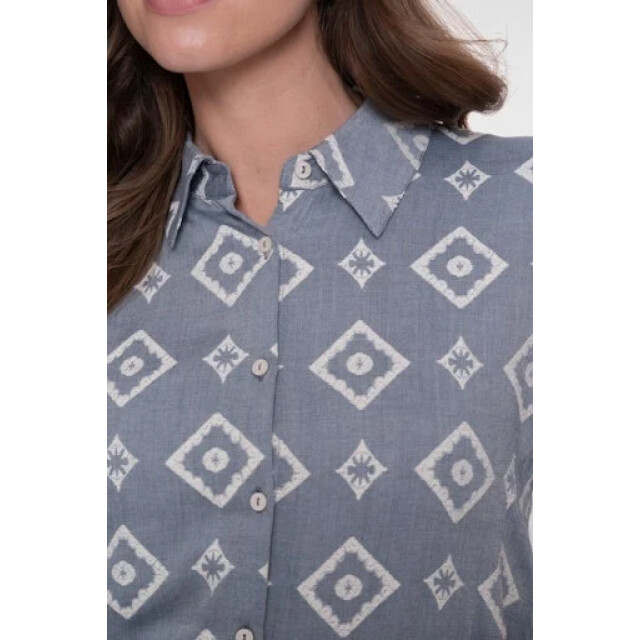 Geisha 63268-20 625 blouse blue/ecru 63268-20 625 large