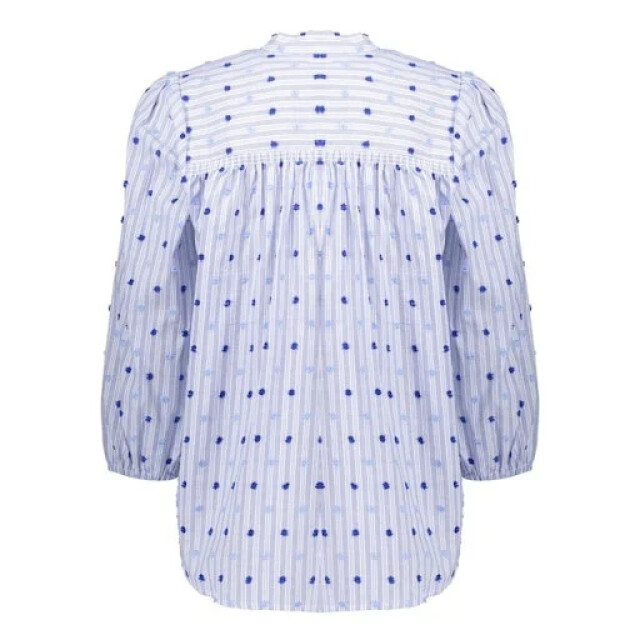 Geisha 63057-14 625 blouse stripes + dots blue 63057-14 625 large