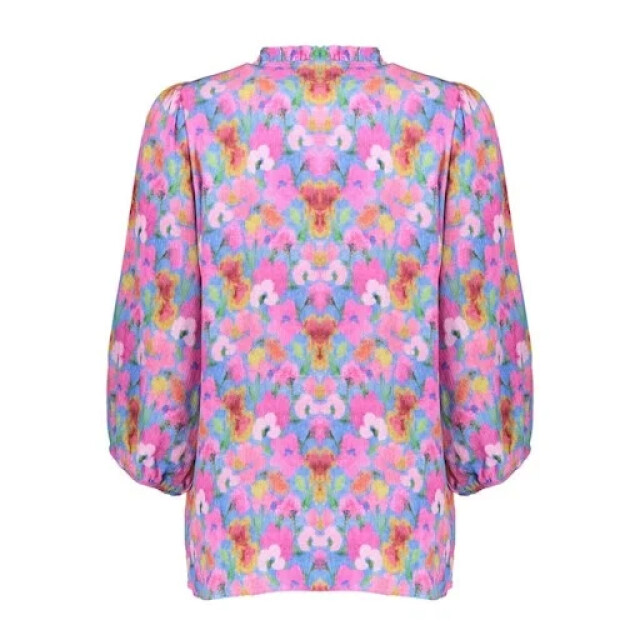 Geisha 63203-20 625 blouse bright blue/pink 63203-20 625 large