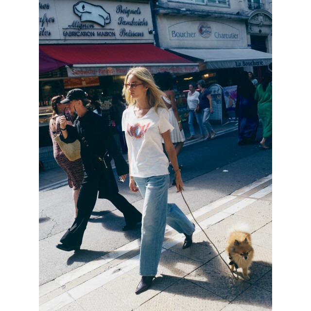 Mos Mosh 176780 180 mosmosh mmromi gethi o-ss glam tee ecru 176780 180 large