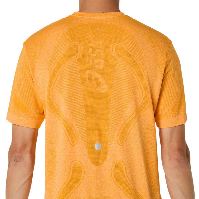 Asics road seamless ss top hardloop t-shirt korte mouw zomer heren - 074763_470-L large