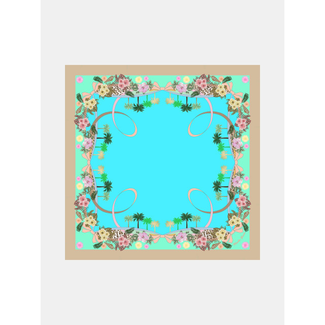 Mucho Gusto Top teramo turquoise paradise patchwork MUCHO GUSTO® Top Teramo Turquoise Paradise Patchwork large