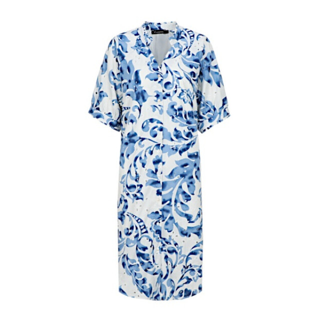 G-Maxx Jurk elida-offwhite/light indigo Elida-Offwhite/light indigo large