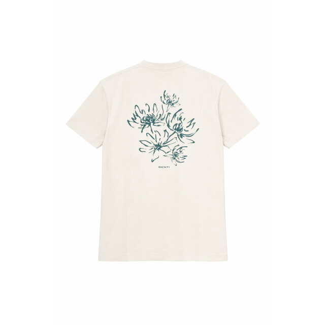 Genti Tee back print flower off 161705920 large