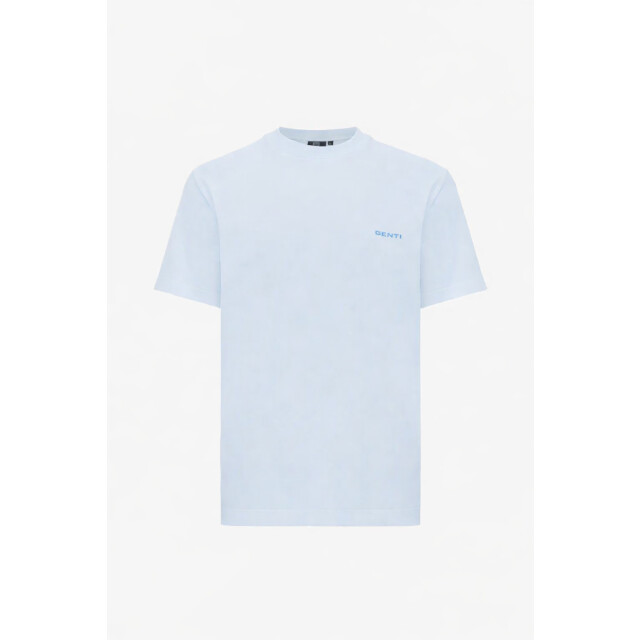 Genti Tee back print pepper light grey 161705014 large
