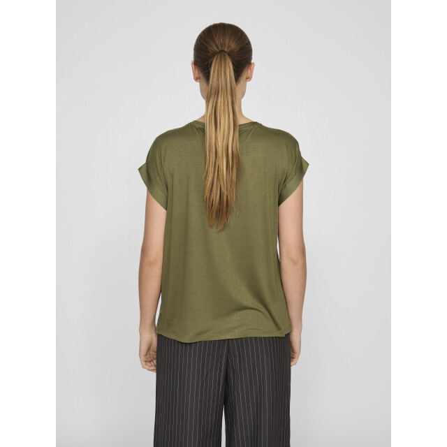 Vila Viellette s/s satin top/su noos 14059563 large