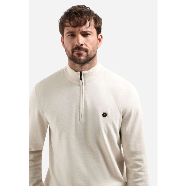 No Excess Pullover stand up collar half zip m kit melange 31210195SN-108 large