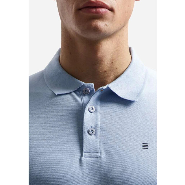 No Excess Polo short sleeve basic blue 31390260-030 large